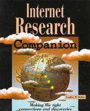 Cover of: Internet research companion by Geoffrey W. McKim