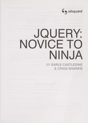 Cover of: JQuery by Earle Castledine