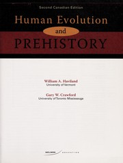 Human evolution and prehistory by William A. Haviland