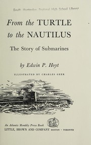 Cover of: From the Turtle to the Nautilus | Edwin Palmer Hoyt