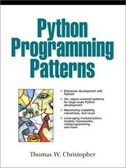 Cover of: Python Programming Patterns