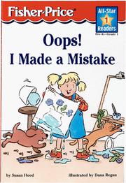 Cover of: Oops! I made a mistake by Susan Hood
