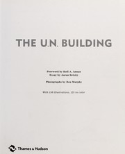 Cover of: The U.N. Building | Aaron Betsky