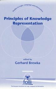 Cover of: Principles of Knowledge Representation