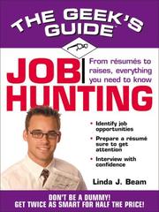 Cover of: The Geek's Guide to Job Hunting by Linda J. Beam
