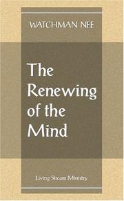 Cover of: The Renewing of the Mind