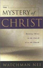 Cover of: The Mystery of Christ