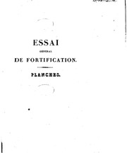 Cover of: Essai général de fortification et d'attaque et défense des places, dans ...