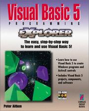 Cover of: Visual Basic 5 programming explorer