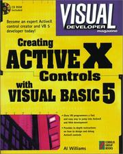 Cover of: Creating ActiveX controls with Visual Basic 5 by Williams, Al