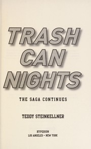 Cover of: Trash can nights by Teddy Steinkellner