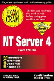 Cover of: MCSE NT Server 4 exam cram | Ed Tittel