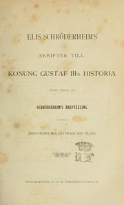Cover of: Från Tredje Gustafs dagar by E. Schröderheim