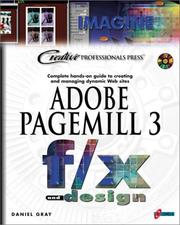 Adobe PageMill 3 f/x and design by Gray, Daniel