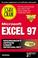 Cover of: Microsoft Excel 97