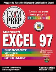 Cover of: Microsoft Excel 97 Exam Prep | Elizabeth Eisner Reding