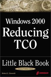 Cover of: Windows 2000 Reducing TCO Little Black Book by Robert E. Simanski