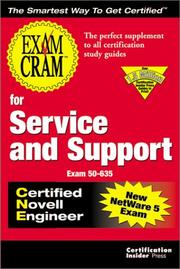 Cover of: Exam Cram for Service and Support CNE (Exam: 50-635)