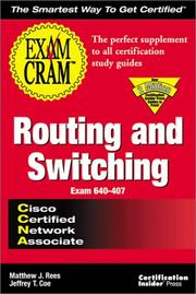 Cover of: CCNA Routing and Switching Exam Cram: Exam | Matt Rees