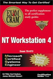 Cover of: NT Workstation 4 by Ed Tittel