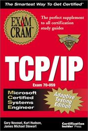 Cover of: MCSE TCP/IP Exam Cram Adaptive Testing Edition: Exam: 70-059