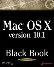 Cover of: Mac OS X Version 10.1 Black Book by Mark R. Bell, Debrah D. Suggs