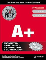 Cover of: A+ Exam Prep, Third Edition (Exam: 220-201, 220-202) by Scott Reeves, Kalinda Reeves, Chris Geyer, Stephen Weese