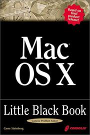 Cover of: Mac OS X Little Black Book: A Complete Guide to Migrating and Setting Up Mac OS X