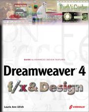 Cover of: Dreamweaver 4 f/x and Design