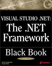 Cover of: Visual Studio .NET: The .NET Framework Black Book