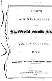 Cover of: Report ... | Yale university. Sheffield scientific school.