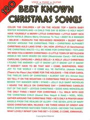 Cover of: 120 Best Known Christmas Songs by 