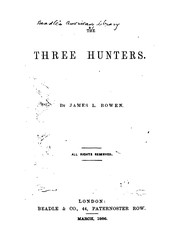 Cover of: The Three Hunters | 