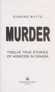 Cover of: Murder by Butts, Edward