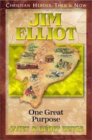 Cover of: Jim Elliot: One Great Purpose