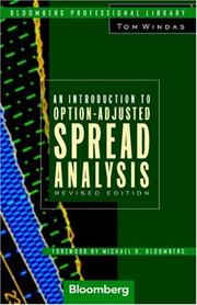 Cover of: An introduction to option-adjusted spread analysis