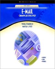 Cover of: E-Mail by Verna Terminello, Marcia Reed