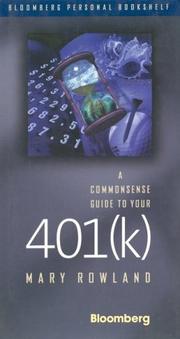 Cover of: A commonsense guide to your 401(k)