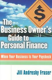 Cover of: The Business Owner's Guide to Personal Finance