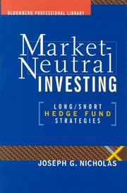 Cover of: Market-Neutral Investing : Long/Short Hedge Fund Strategies