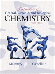 Cover of: Fundamentals of general, organic, and biological chemistry by John E. McMurry