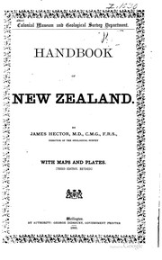 Cover of: Handbook of New Zealand