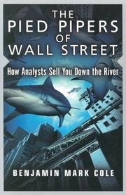 Cover of: The Pied Pipers of Wall Street by Benjamin Mark Cole