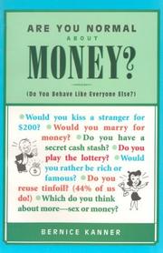 Cover of: Are You Normal About Money?: Do You Behave Like Everyone Else?