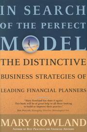 Cover of: In Search of the Perfect Model by Mary Rowland