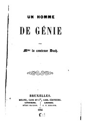 Cover of: Un homme de génie by 