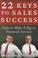 Cover of: 22 Keys to Sales Success