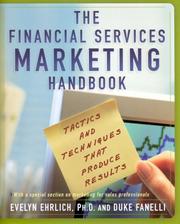 Cover of: The Financial Services Marketing Handbook by Evelyn Ehrlich, Duke Fanelli