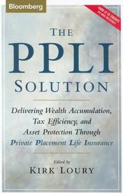 Cover of: The PPLI Solution | Kirk Loury
