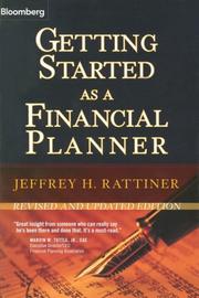 Cover of: Getting Started as a Financial Planner: Revised and Updated Edition